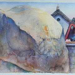 Laoshan. Watercolor on paper. 2019