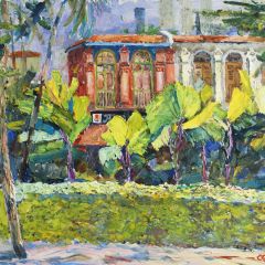 Indian Quarter. Oil on canvas. 76.5x101. 2009