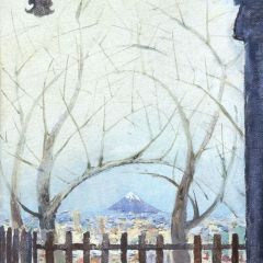 Above the city. 39x27cm. Oil on canvas. 2011