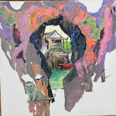 Garden-Masters-of-Networks . Oil on canvas. 50х50 2019