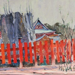 Genarations after generations. Yokohama. 27x39cm. Oil on canvas. 2011